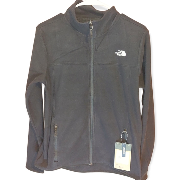 The North Face Women's TKA Glacier Full Zip Jacket - TNF Black. Size Small NWT